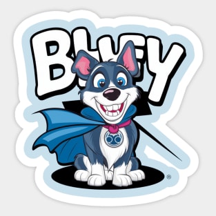 bluey funny Sticker